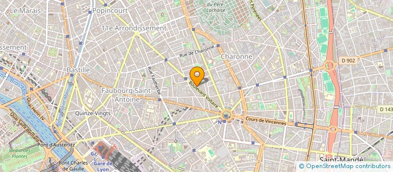 localisation de l'entreprise LA KAVE DU FROMAGER  PARIS