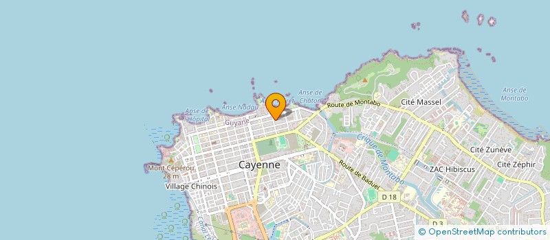 localisation de l'entreprise LA KAZ 4 PAT  CAYENNE