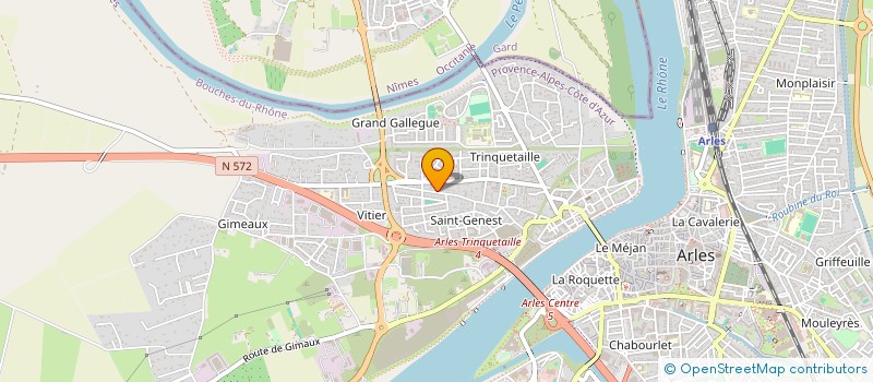 localisation de l'entreprise LA KAZ à ARLES