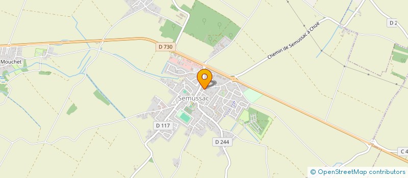 localisation de l'entreprise LA KAZ'ALLARD  SEMUSSAC