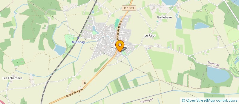 localisation de l'entreprise LA KAZ B à MIONNAY