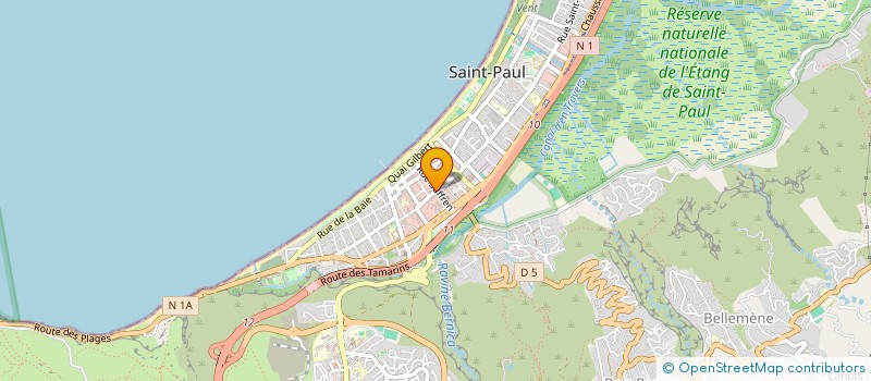 localisation de l'entreprise LA KAZ GAGNANT  SAINT-PAUL