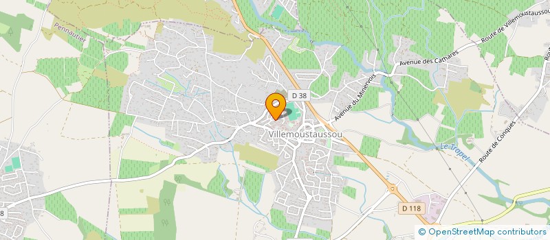 localisation de l'entreprise LA KAZ KALOU à VILLEMOUSTAUSSOU