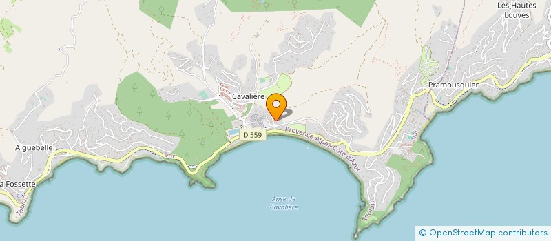 localisation de l'entreprise LA KAZ KREOL à LE LAVANDOU