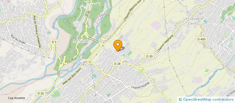 localisation de l'entreprise LA KAZ TOUSSAINT à SAINT-PIERRE