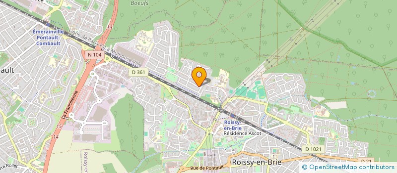 localisation de l'entreprise LA KAZ TTF  ROISSY EN BRIE