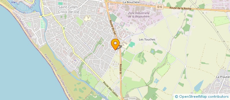 localisation de l'entreprise LA KAZA RYTHMES à SAINT-GILLES-CROIX-DE-VIE