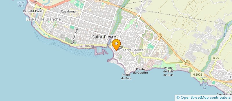 localisation de l'entreprise LA KAZAKA à SAINT-PIERRE
