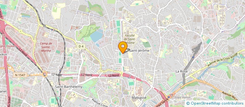 localisation de l'entreprise LA KEANE à MARSEILLE