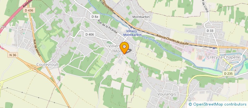 localisation de l'entreprise LA KERILOISE à VILLIERS-SUR-MORIN