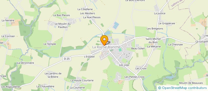 localisation de l'entreprise LA KERROUZE  LOIREAUXENCE
