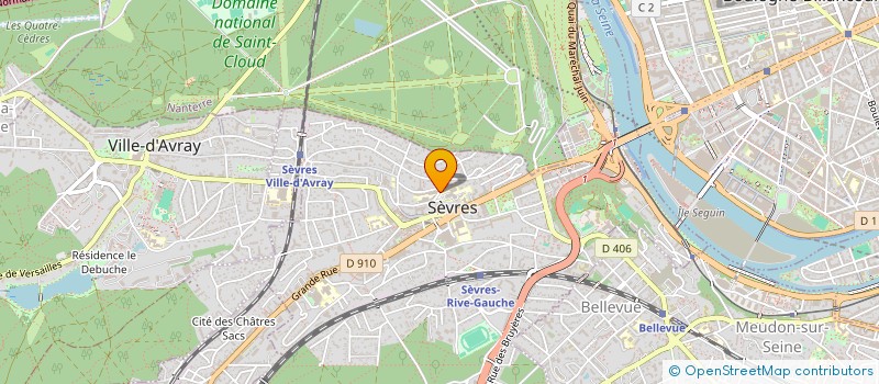 localisation de l'entreprise LA KFETE à SEVRES