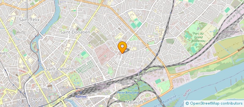 localisation de l'entreprise LA KINESPHERE  NANTES