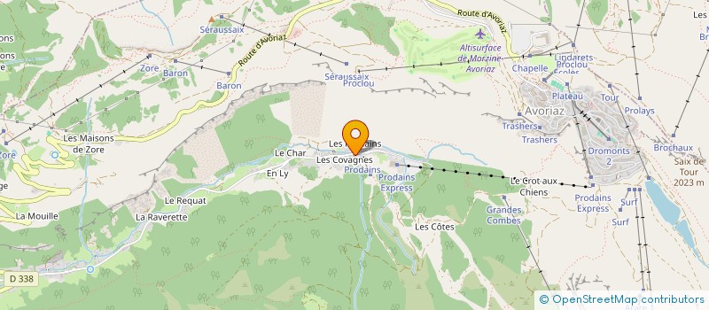 localisation de l'entreprise LA KINKERME  MORZINE