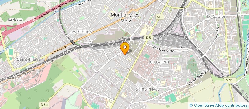 localisation de l'entreprise LA KLATCHERIE à MONTIGNY-LES-METZ