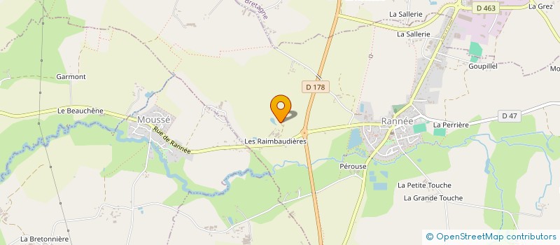 localisation de l'entreprise LA KLIK  RANNEE