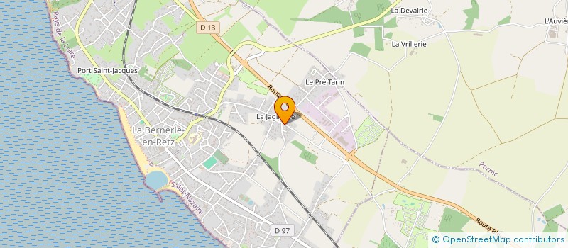 localisation de l'entreprise LA KOCOON  LA BERNERIE-EN-RETZ