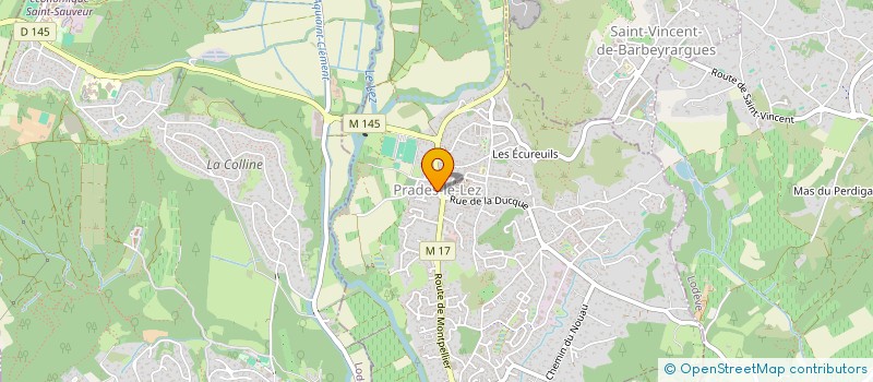localisation de l'entreprise LA KORA à PRADES-LE-LEZ