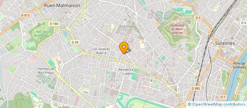 localisation de l'entreprise LA KORA à RUEIL MALMAISON