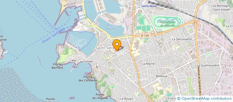 localisation de l'entreprise LA KORRIGANE à SAINT-MALO