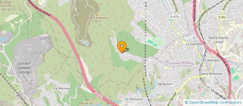 localisation de l'entreprise LA KOUBEENNE à LES PENNES-MIRABEAU