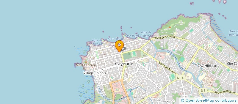 localisation de l'entreprise LA KOUROUSSIENNE  CAYENNE