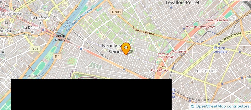 localisation de l'entreprise LA LA DANSE à NEUILLY-SUR-SEINE