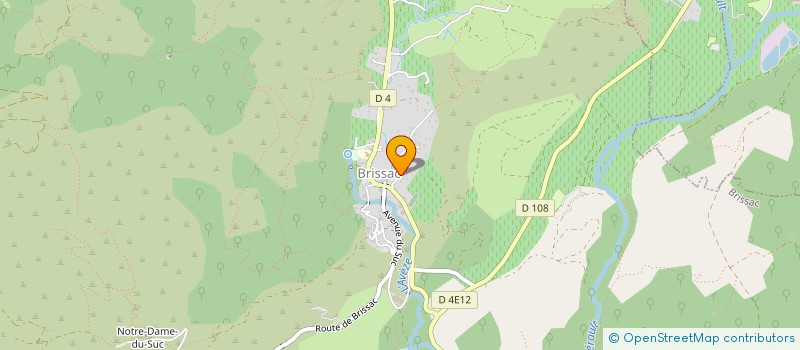 localisation de l'entreprise LA-LA L'ART  BRISSAC