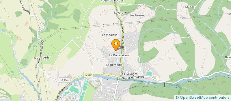 localisation de l'entreprise LA LACAUNAISE  CASTRES