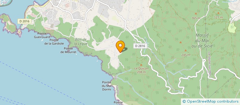 localisation de l'entreprise LA LAGUNE à SIX-FOURS-LES-PLAGES