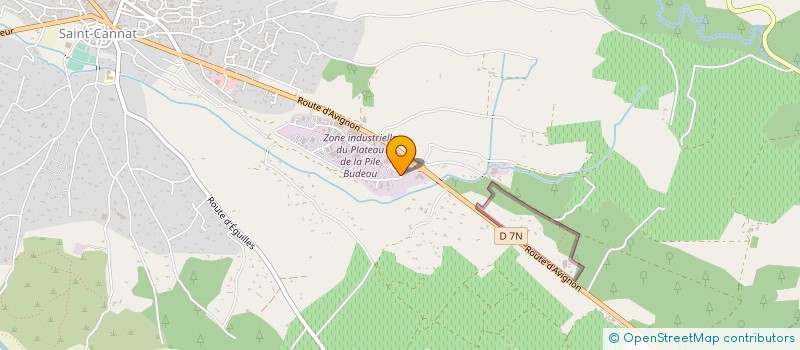 localisation de l'entreprise LA LAGUNE à SAINT-CANNAT