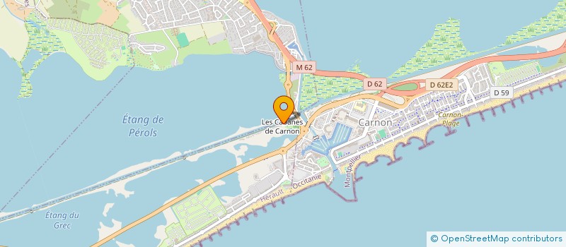 localisation de l'entreprise LA LAGUNE AUX OISEAUX à PALAVAS-LES-FLOTS