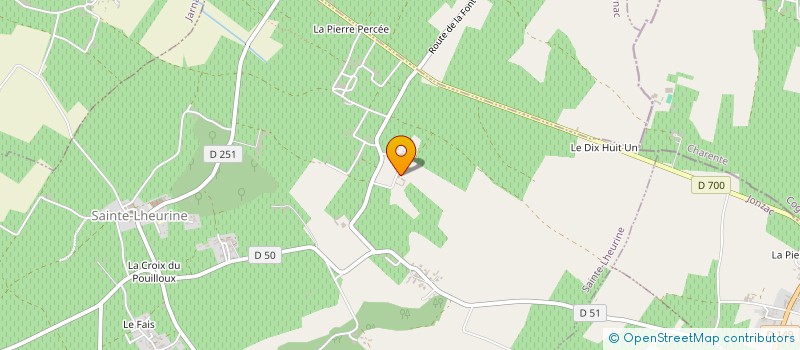 localisation de l'entreprise LA LAIGNE  SAINTE-LHEURINE