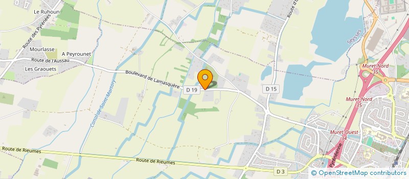 localisation de l'entreprise LA LAIKA  MURET