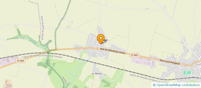 localisation de l'entreprise LA LAINETTE  NALLIERS