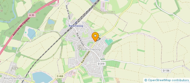 localisation de l'entreprise LA LAINIERE SARL à RŒSCHWOOG