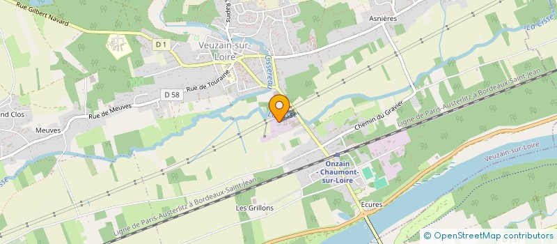 localisation de l'entreprise LA LAITERIE  VEUZAIN-SUR-LOIRE