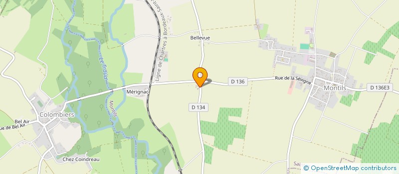 localisation de l'entreprise LA LAITERIE  MONTILS