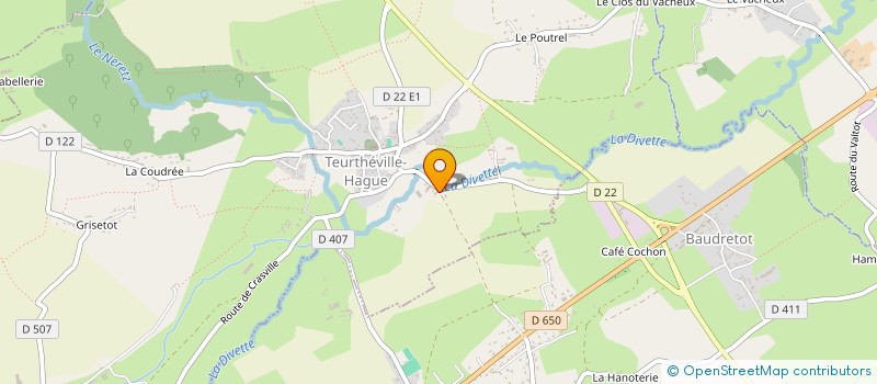 localisation de l'entreprise LA LAITERIE  TEURTHEVILLE-HAGUE
