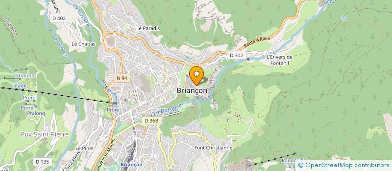 localisation de l'entreprise LA LALIGURANS à BRIANCON
