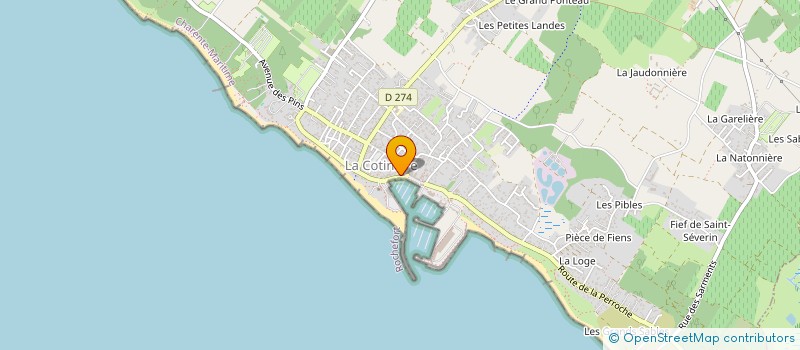 localisation de l'entreprise LA LAMBADA  SAINT-PIERRE-D'OLERON