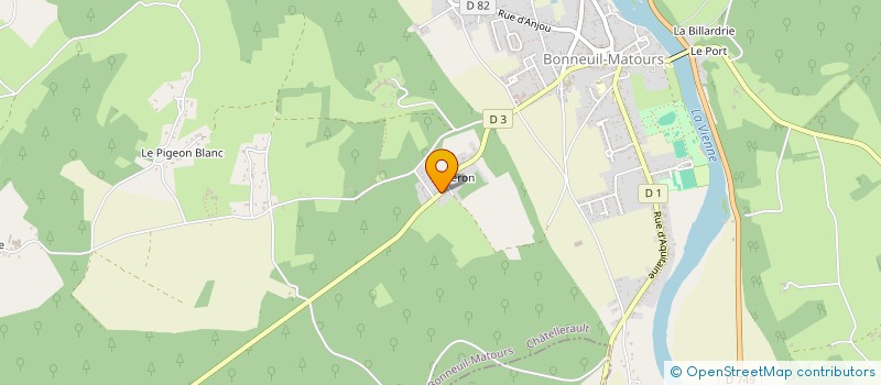 localisation de l'entreprise LA LAMBADA  BONNEUIL-MATOURS