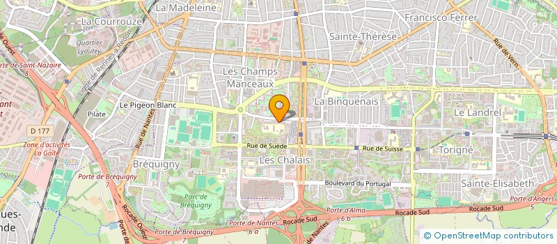 localisation de l'entreprise LA LAMBDA à RENNES