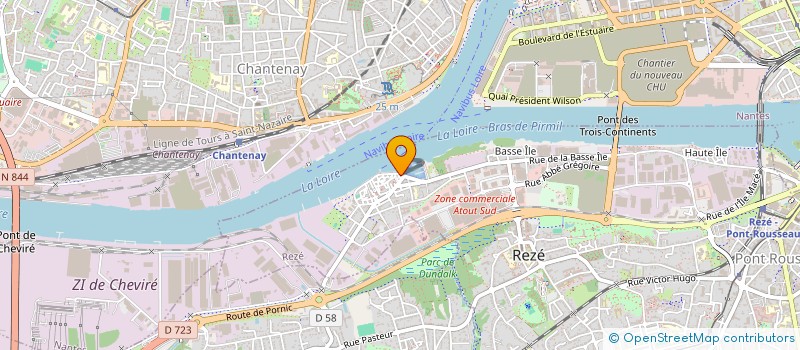 localisation de l'entreprise LA LAME VERNIE à REZE