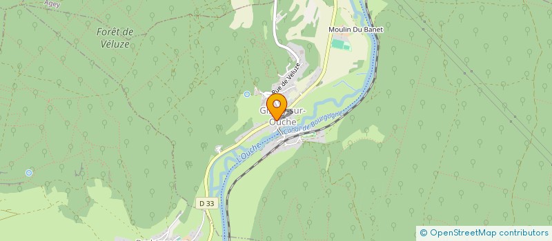 localisation de l'entreprise LA LAMPISTERIE DE GISSEY  GISSEY-SUR-OUCHE