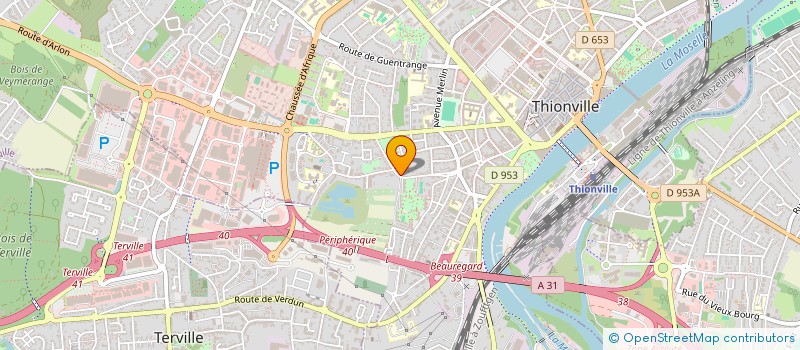 localisation de l'entreprise LA LANCETTE à THIONVILLE