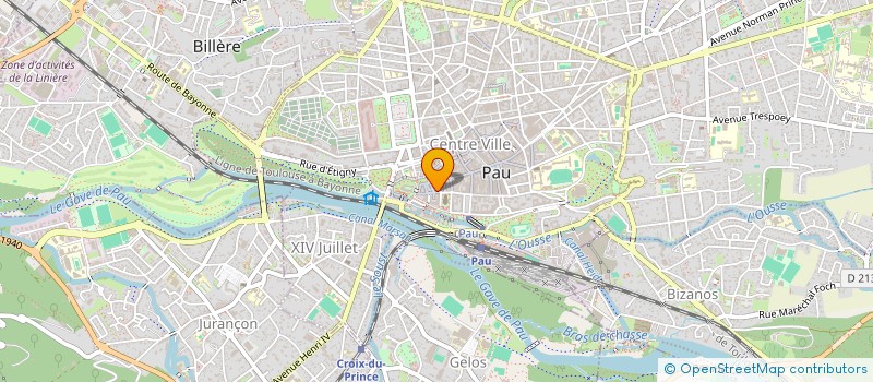 localisation de l'entreprise LA LANDAISE à PAU