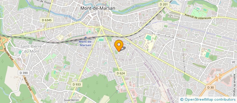 localisation de l'entreprise LA LANDAISE à MONT-DE-MARSAN