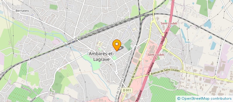 localisation de l'entreprise LA LANDAISE D'ABATTAGE  AMBARES-ET-LAGRAVE