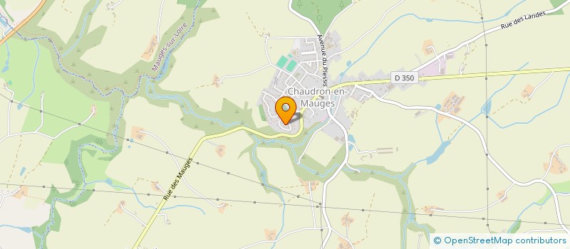 localisation de l'entreprise LA LANDE  MAUGES-SUR-LOIRE